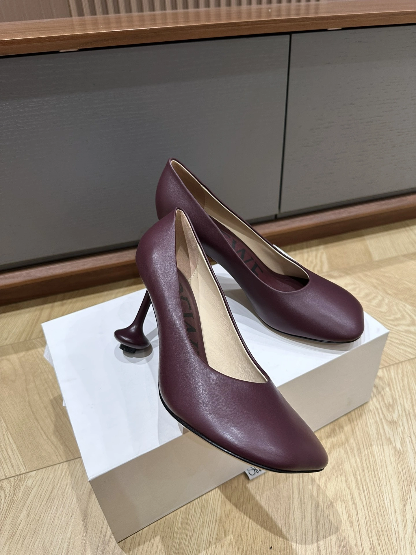 COCO-- 8o5w5 L814S01X64-7110 Calfskin sheepskin Heel height：8.5CM item:E-X000C2011